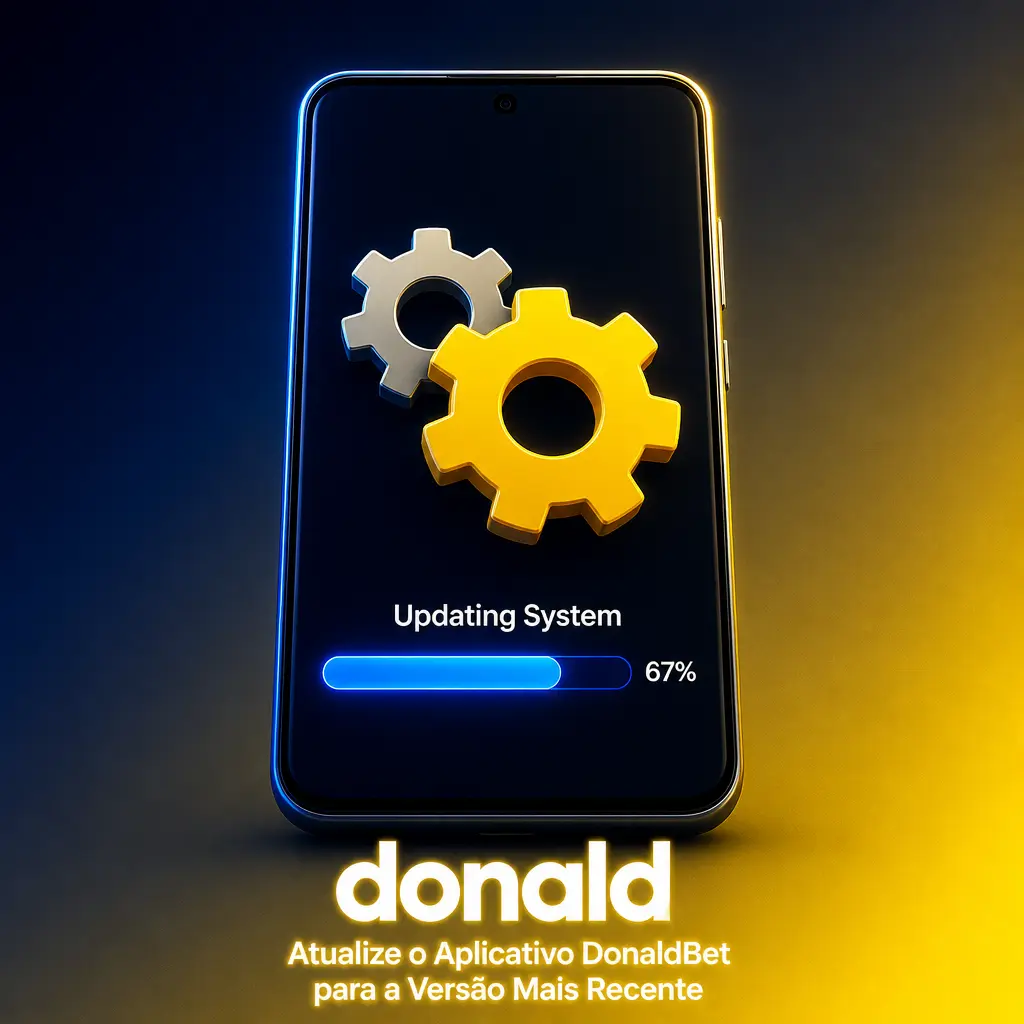 Atualização do aplicativo DonaldBet para Android com instalação da versão mais recente e novas funções
