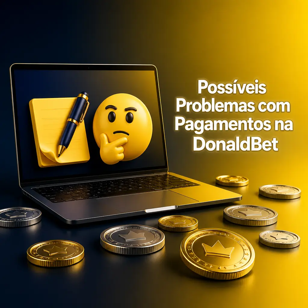 Problemas comuns com depósitos e saques na DonaldBet, incluindo atrasos no PIX, saques pendentes e saldo bloqueado por bônus.